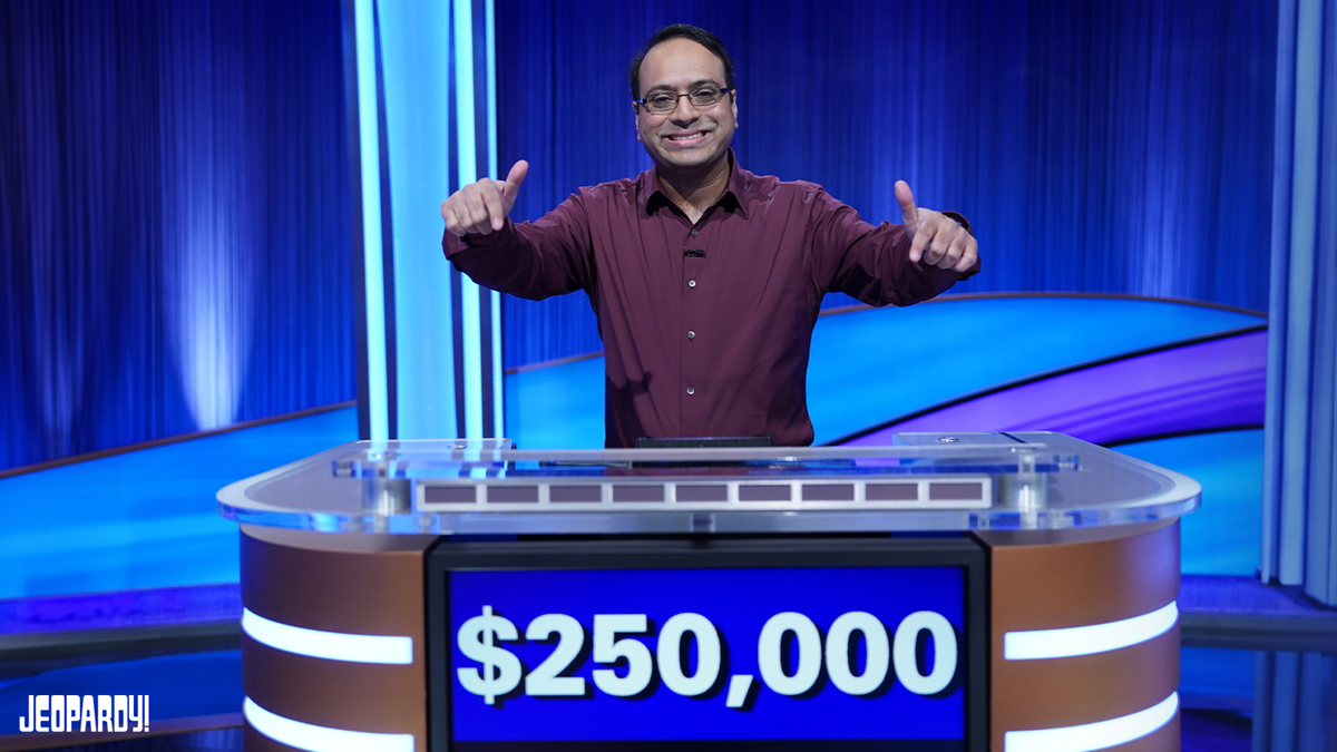 Yogesh Raut Wins the 2024 Jeopardy! Tournament of Champions J!Buzz Yogesh Raut Wins the 2024 Jeopardy! Tournament of Champions J!Buzz