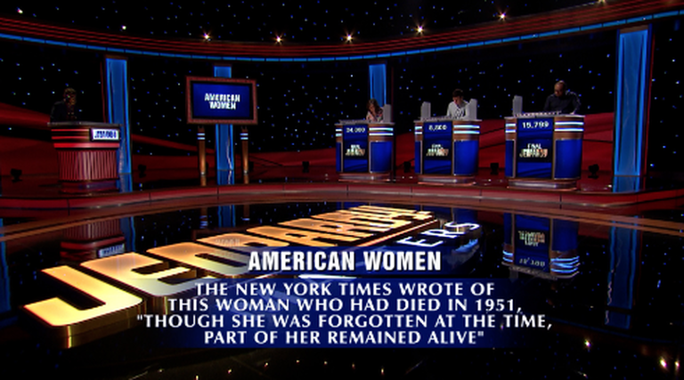 American Women Final Jeopardy! clue 