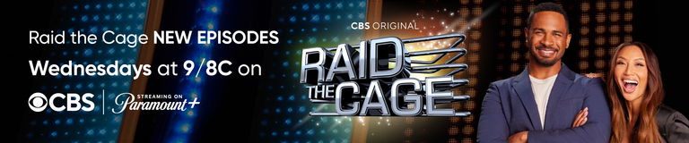 Raid the Cage NEW EPISODES Wednesdays at 9/8C on CBS and stream on Paramount Plus. 